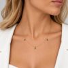 Ulysses Necklace in 18K Yellow Gold with Emeralds