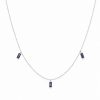 Ulysses Ожерелье из 18К Белого Золота с Сапфирами