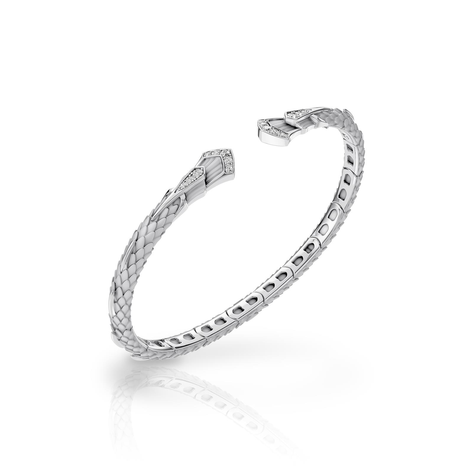 Браслет Lian Из Белого Золота 18K И С Бриллиантами Браслет Lian Из Белого Золота 18K И С Бриллиантами