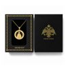 Medal Pendant "Virgin Mary" in Sterling Silver 925 with 14K Gold Plating, Zircons and Chain in Gold-Plated Sterling Silver 925 Medal Pendant "Virgin Mary" in Sterling Silver 925 with 14K Gold Plating, Zircons and Chain in Gold-Plated Sterling Silver 925