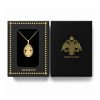 Medal Pendant "Saint Paisios" in Sterling Silver 925 with 14K Gold Plating, Black Enamel and Chain in Gold-Plated Sterling Silve Medal Pendant "Saint Paisios" in Sterling Silver 925 with 14K Gold Plating, Black Enamel and Chain in Gold-Plated Sterling Silve