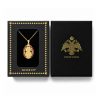 Medal Pendant Saint Paisios in 925 Sterling Silver with 14K Gold Plating, Burgundy Enamel and Gold-Plated 925 Sterling Silver Medal Pendant Saint Paisios in 925 Sterling Silver with 14K Gold Plating, Burgundy Enamel and Gold-Plated 925 Sterling Silver