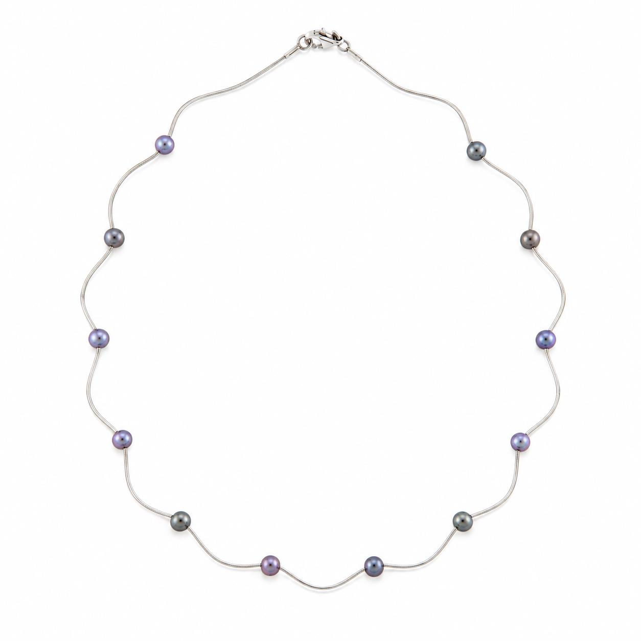 Ulysses Necklace with Black Pearls Ulysses Necklace with Black Pearls