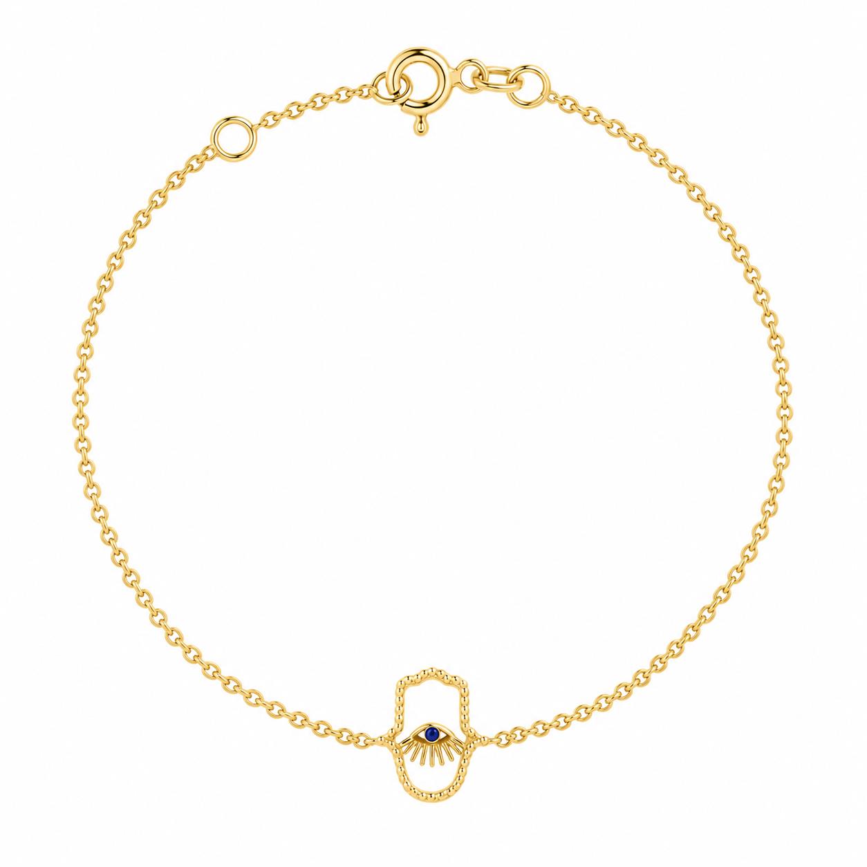 Ulysses Bracelet in 14K Gold with Sapphire