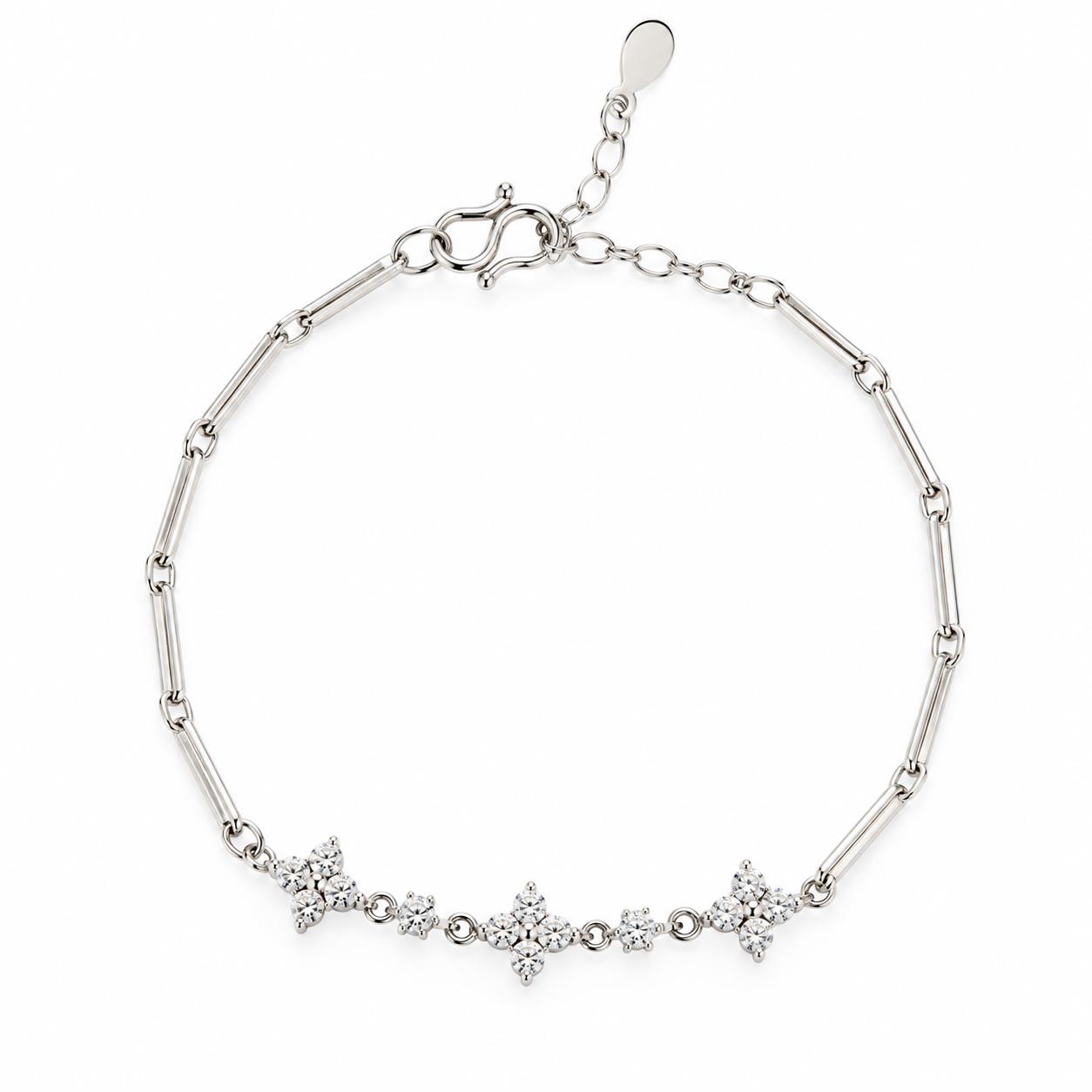 Bracelet in 925 Silver with Zirconia Bracelet in 925 Silver with Zirconia