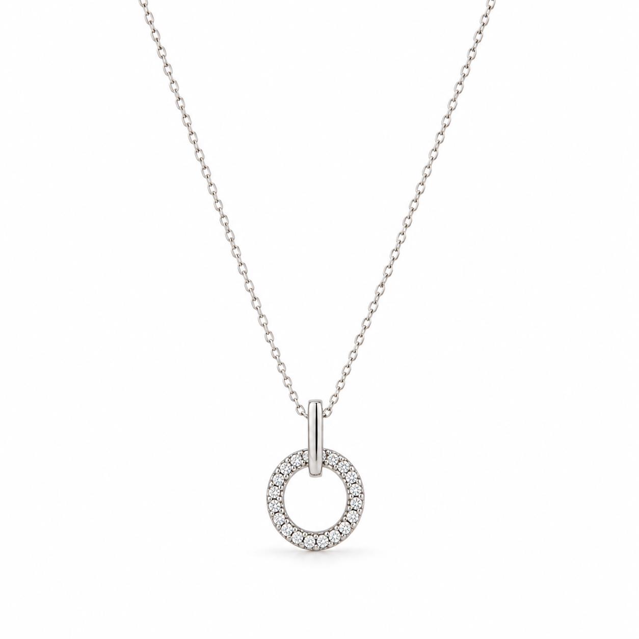 Necklace in Silver 925 with Zircon